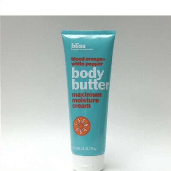 Bliss Blood Orange & White Pepper Body Butter Maximum Moisture Cream 6.7 oz NWT - Picture 1 of 1